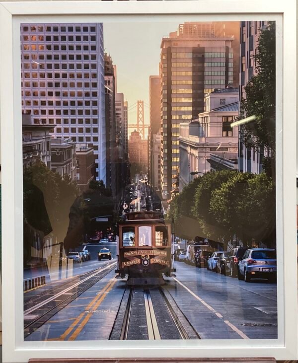 Framed California Street Cable Car